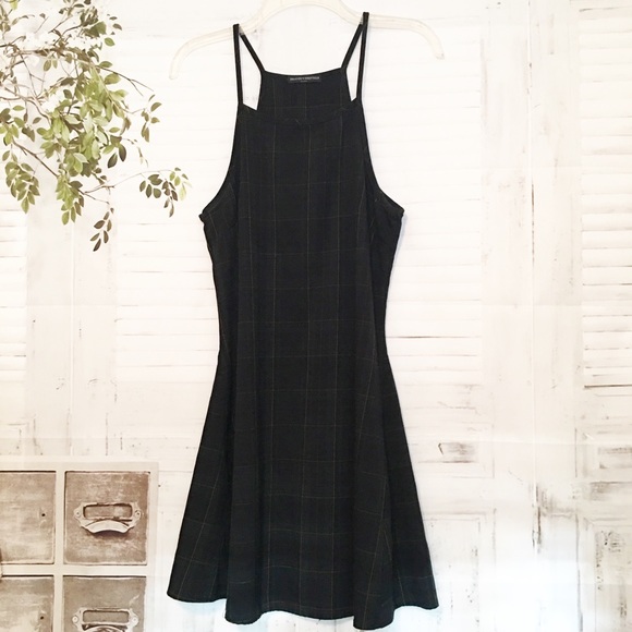 Brandy Melville Dresses & Skirts - Brandy Melville plaid sleeveless skater dress
